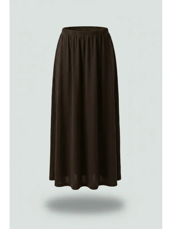 BUĞRA ASTARLI ÇAN ETEK - KAHVE - (Asorti: 56-60)