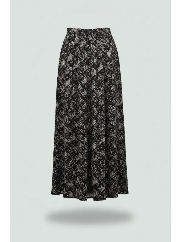 BETÜL ETEK - SİYAH - 21377 - (Asorti: 4-6)