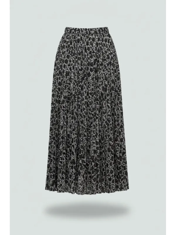 BETÜL ETEK - KAHVE - 351/T - (Asorti: 4-6)