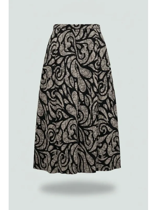 HESNA 6200 ETEK - SİYAH & VİZON - 21516 - (Asorti: 7-8)