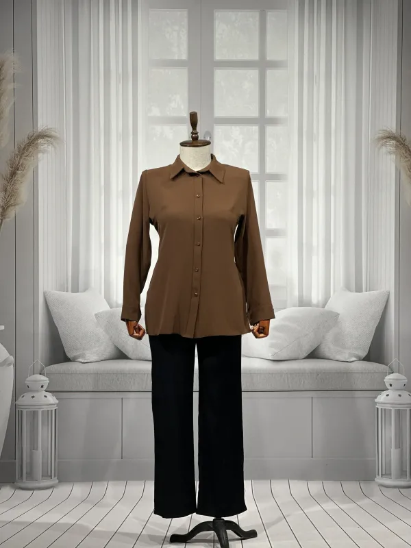 FERİDE GÖMLEK - TABA - (Asorti: 46-54)