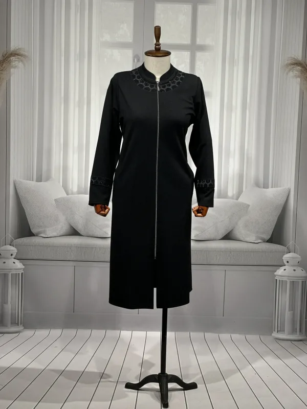 HESNA 1907 NAKIŞLI ARABOY - SİYAH - (Asorti: 4-7)