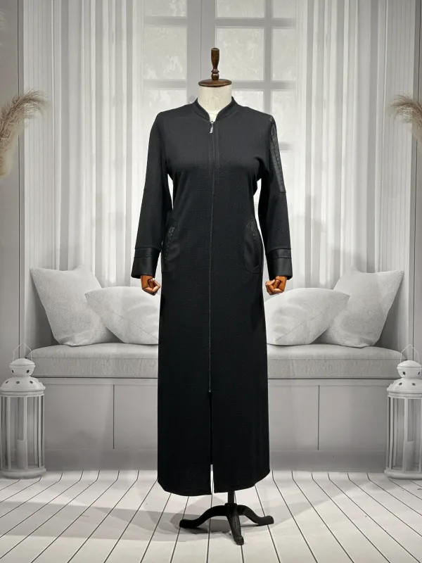 HESNA 2215 PARDESÜ - SİYAH - (Asorti: 4-7)