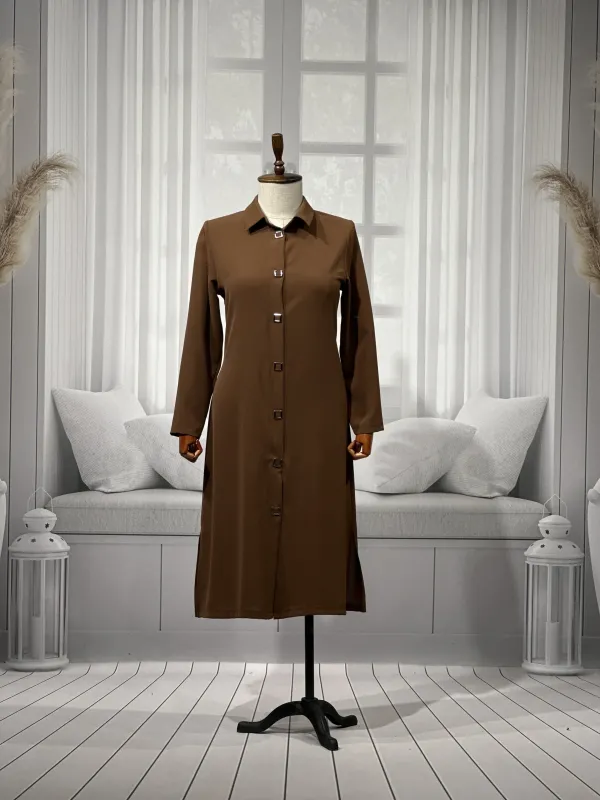 HESNA 5290 TUNİK - TABA - (Asorti: 46-52)