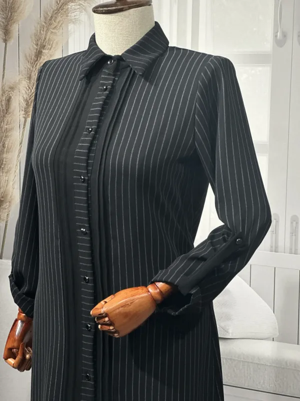 HESNA 5350 TUNİK - SİYAH - (Asorti: 46-52)