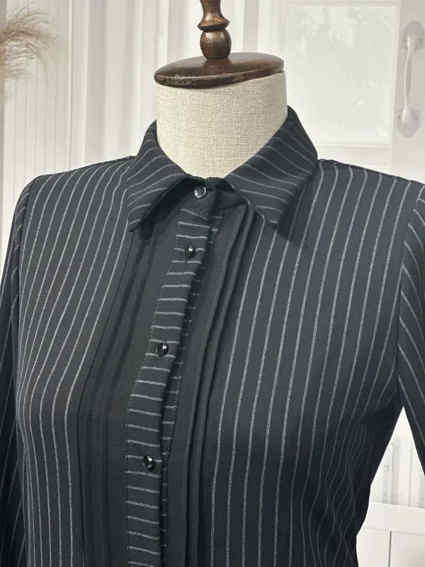 HESNA 5350 TUNİK - SİYAH - (Asorti: 46-52)