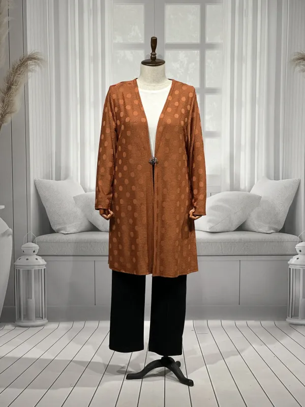 HÜLYA CEKET - KİREMİT - (Asorti: 4-6)