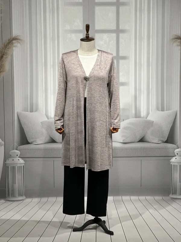 HÜLYA CEKET - PUDRA - (Asorti: 4-6)