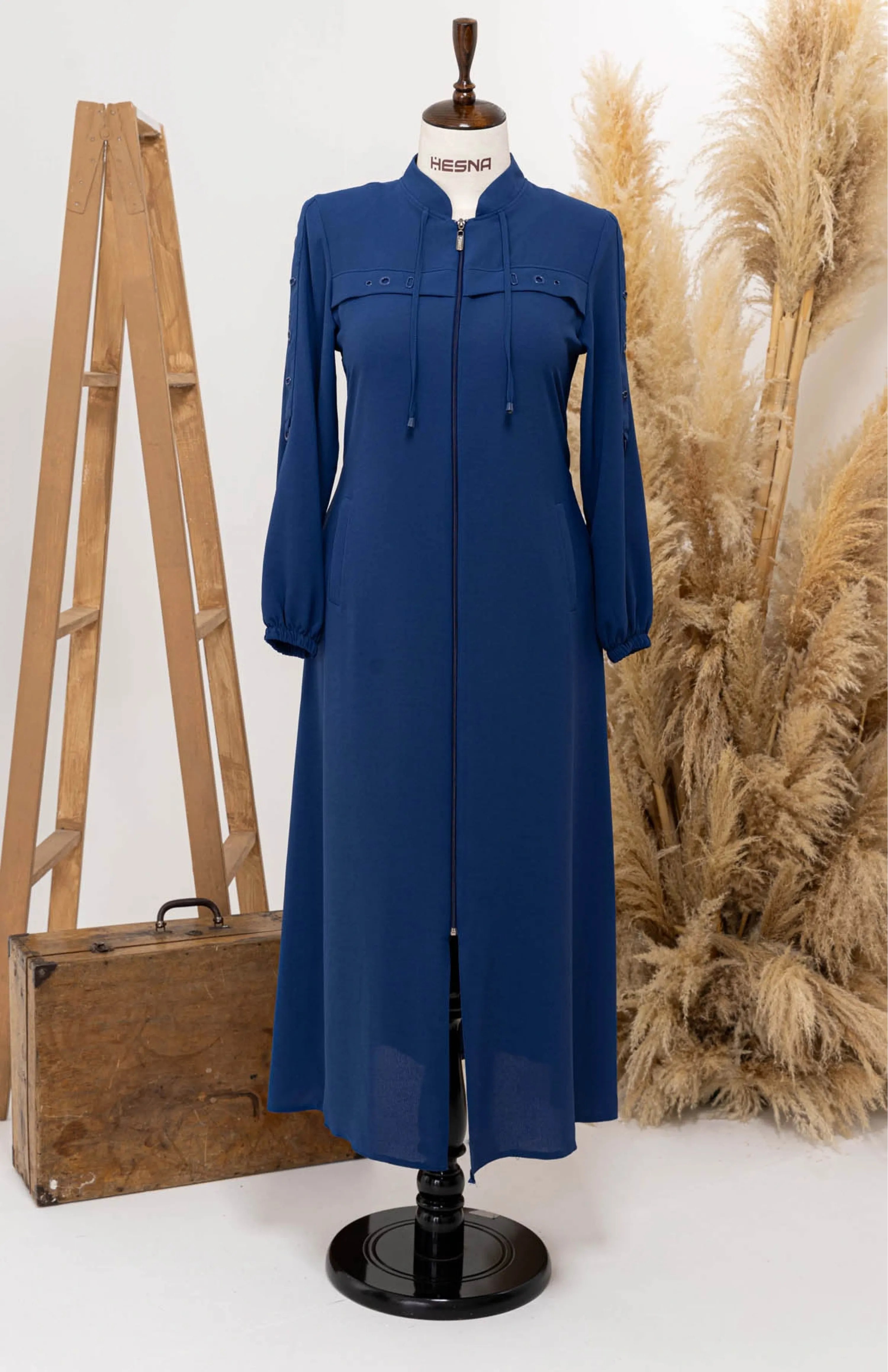 HESNA 6512 FERACE - İNDİGO - (Asorti: 46-52)