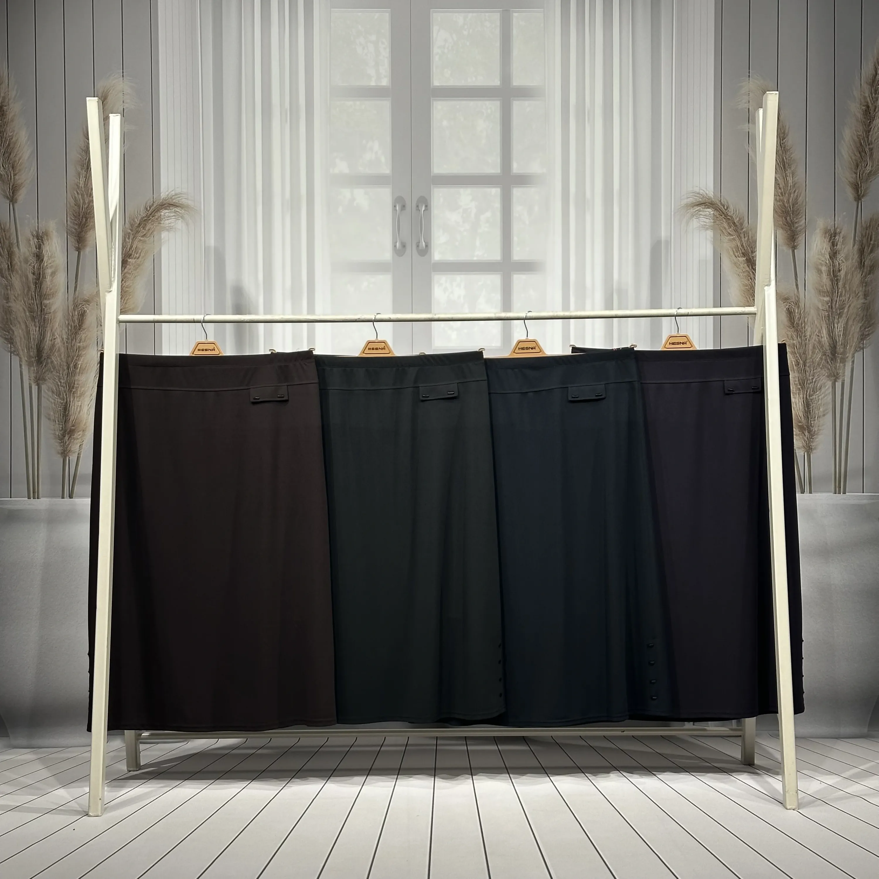 HESNA 6328 BTT. ETEK - SİYAH - (Asorti: 7-8)