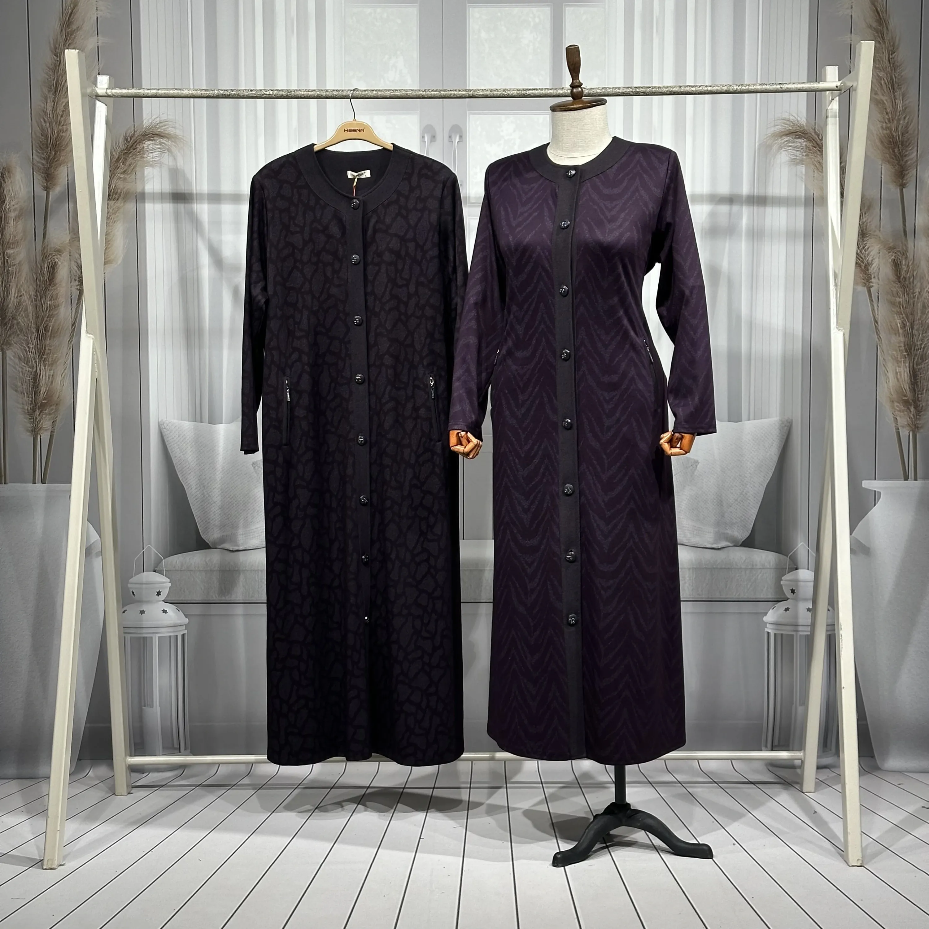 HESNA 2176 PARDESÜ - MÜRDÜM - (Asorti: 4-7)