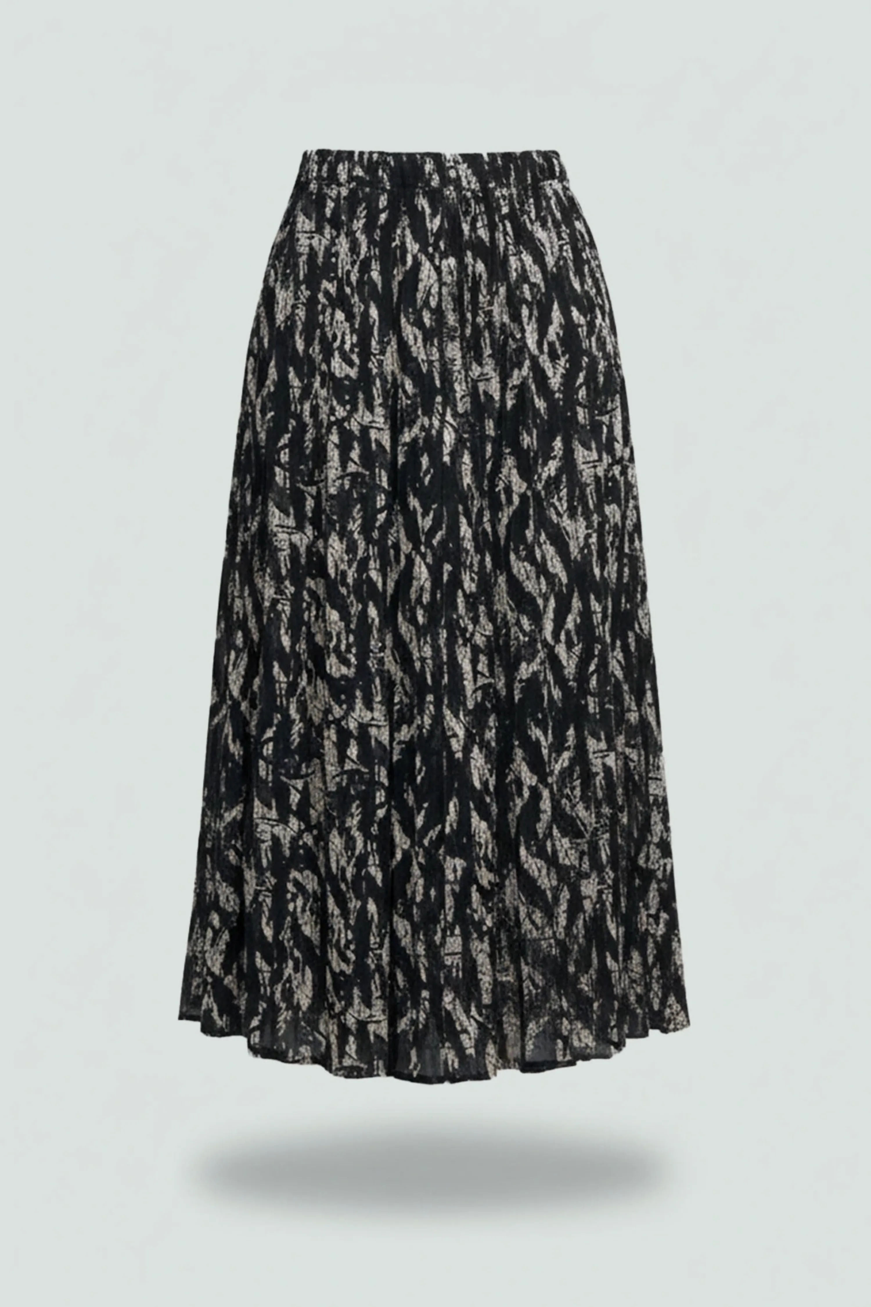 BETÜL ETEK - SİYAH & GRİ - 30138 - (Asorti: 4-6)