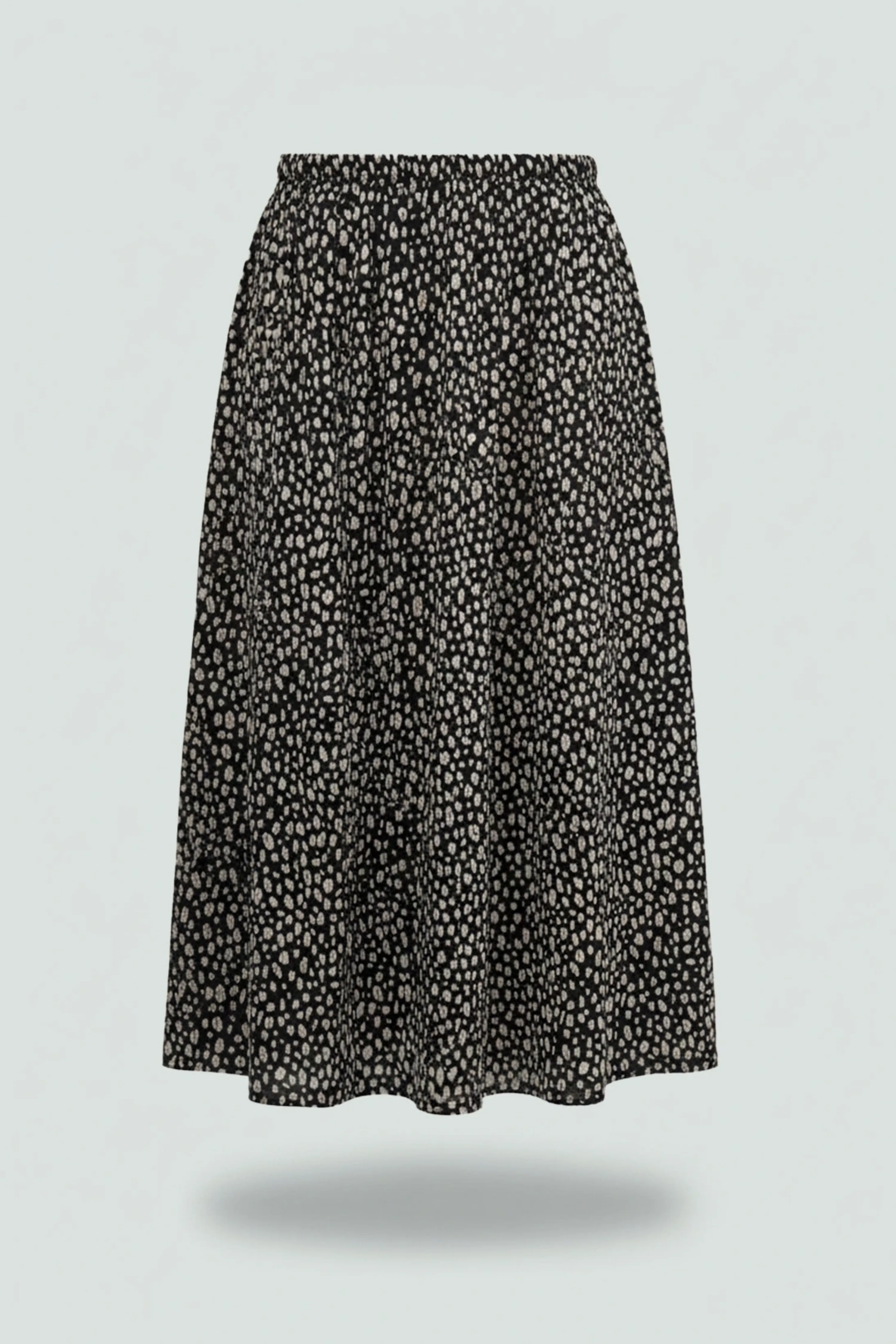 BETÜL ETEK - SİYAH & VİZON - 20902 - (Asorti: 4-6)