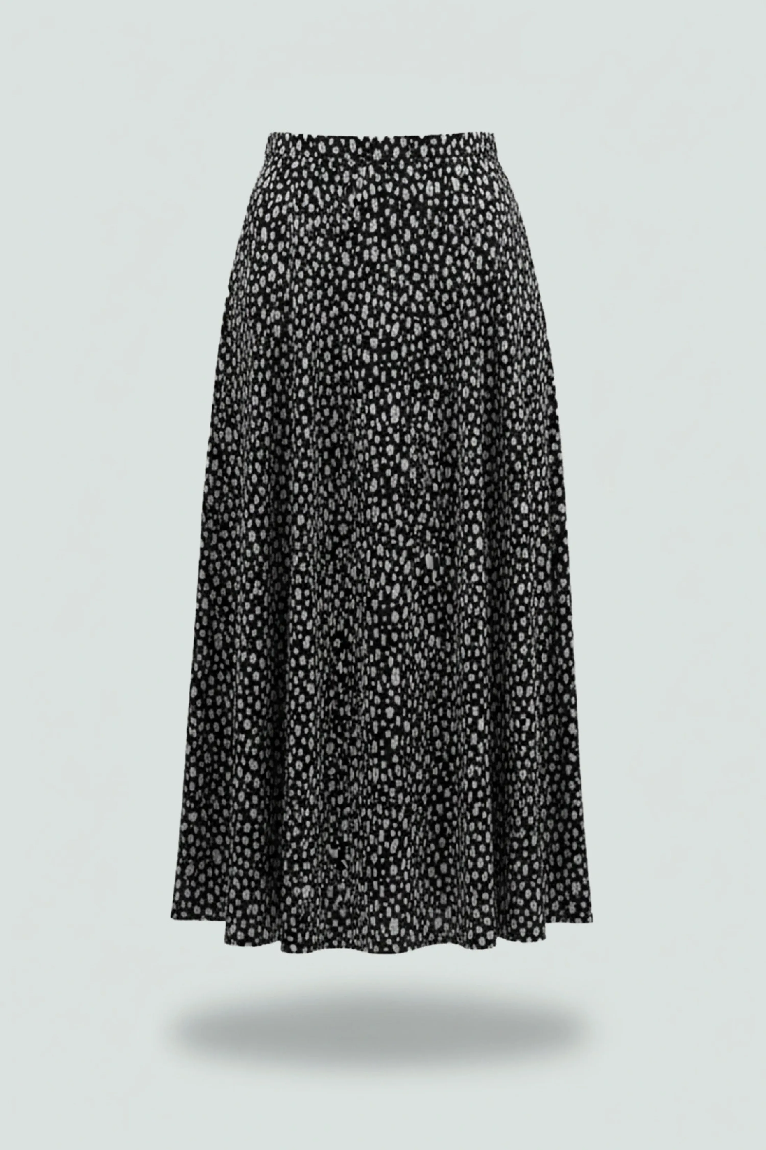 BETÜL ETEK - SİYAH & EKRU - 20902 - (Asorti: 4-6)