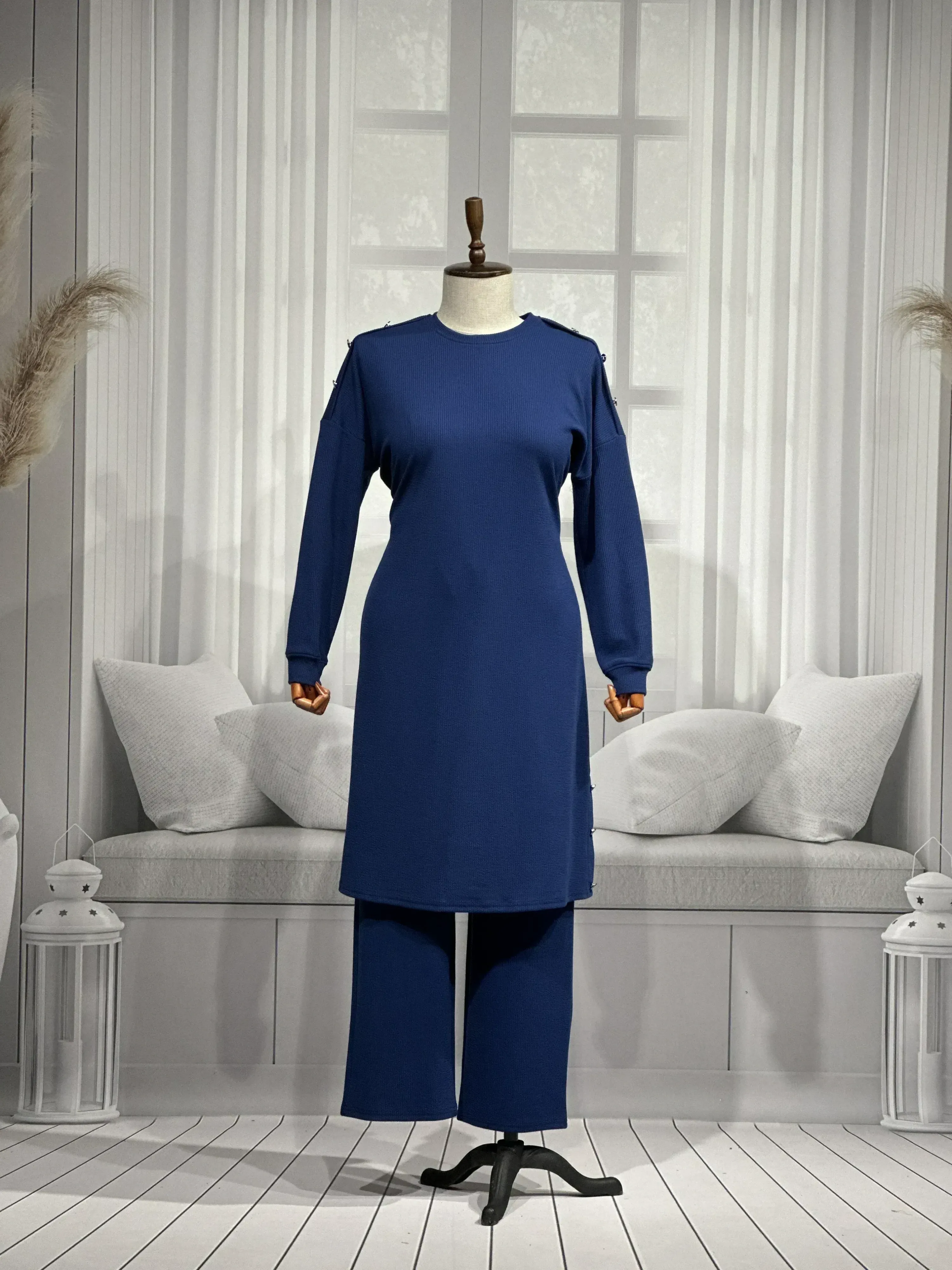 HESNA 4540 TAKIM - İNDİGO - (Asorti: 4-6)