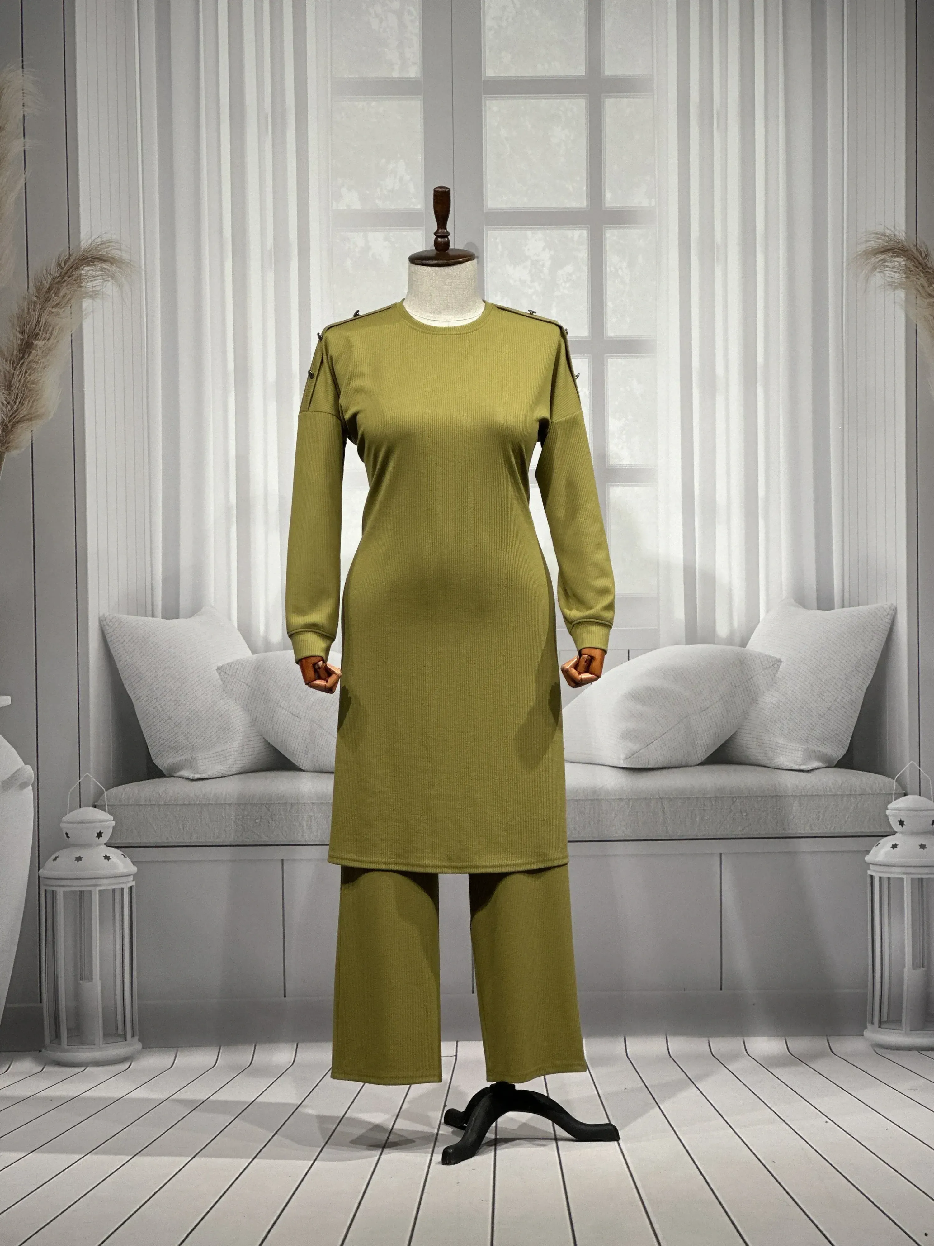 HESNA 4540 TAKIM - YEŞİL - (Asorti: 4-6)