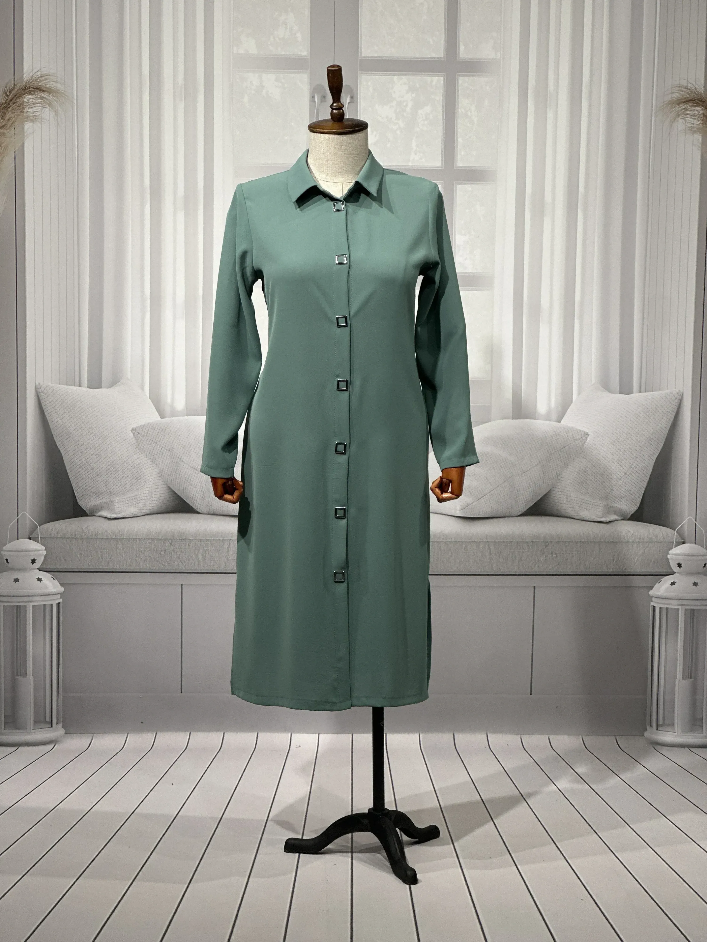 HESNA 5290 TUNİK - ÇAĞLA - (Asorti: 46-52)