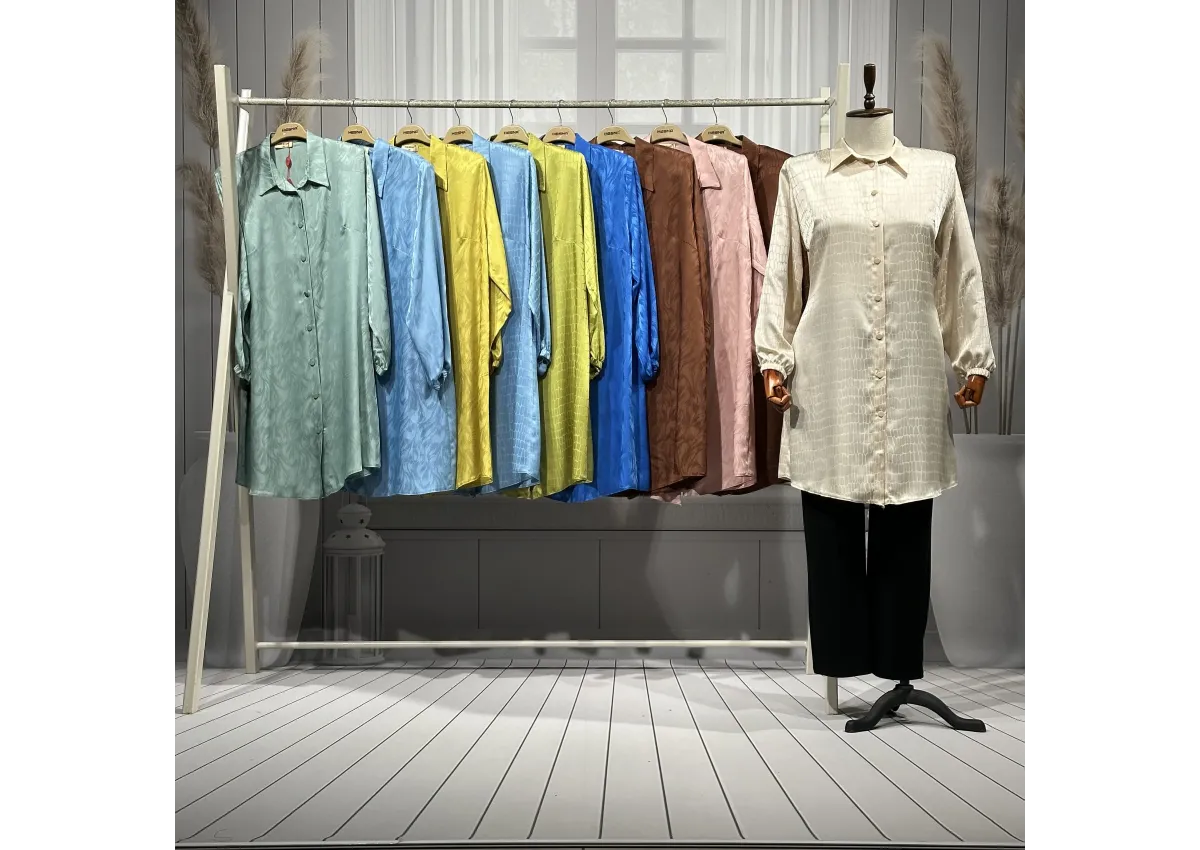 HESNA 5317 TUNİK - SİYAH - (Asorti: 50-60)