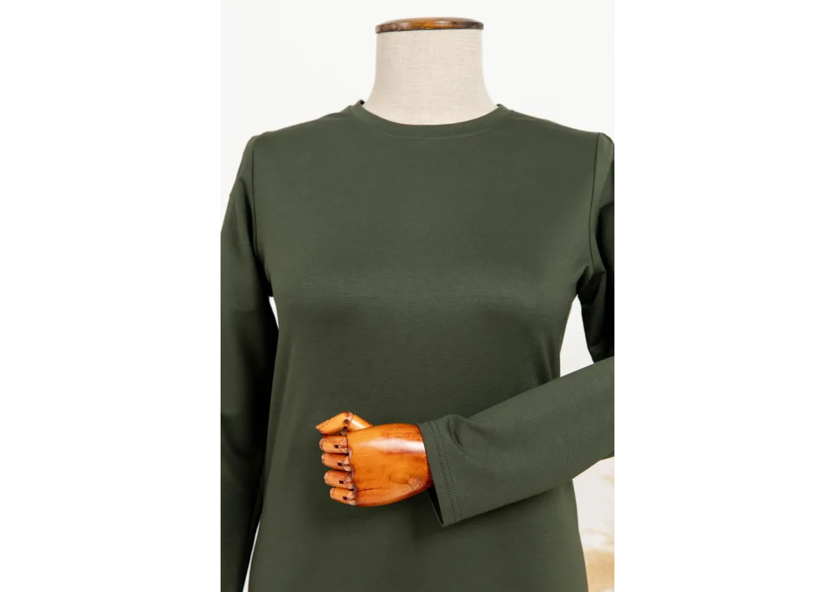 FEYZA ELBİSE - HAKİ - (Asorti: 3-6)