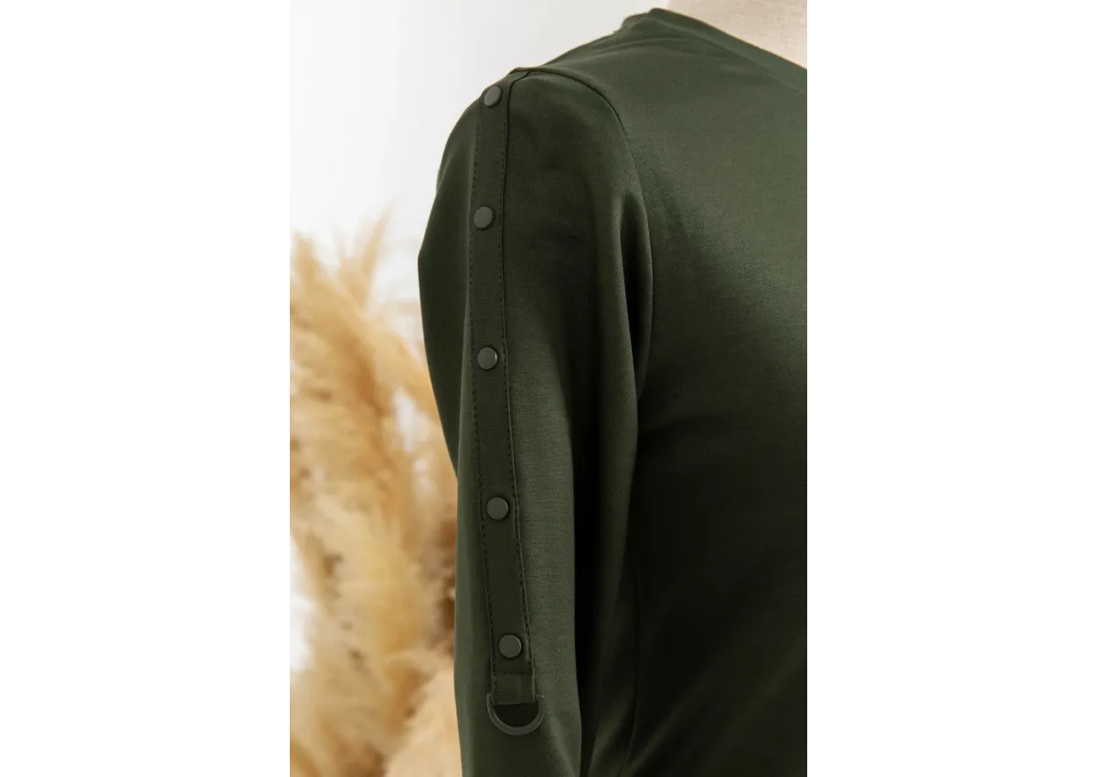 FEYZA ELBİSE - HAKİ - (Asorti: 3-6)