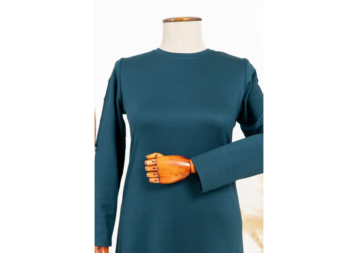 FEYZA ELBİSE - İNDİGO - (Asorti: 3-6)