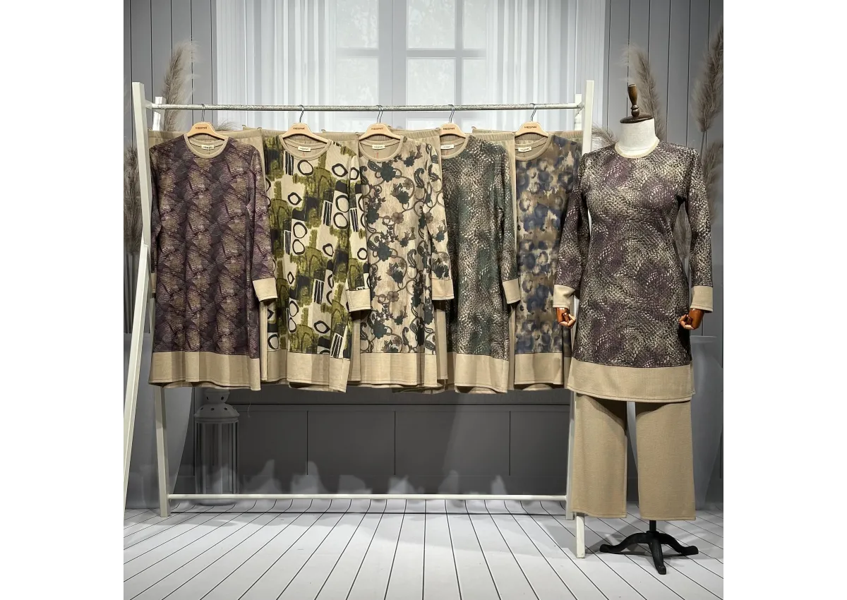 HESNA 4508 TAKIM - VİZON - (Asorti: 3-5)