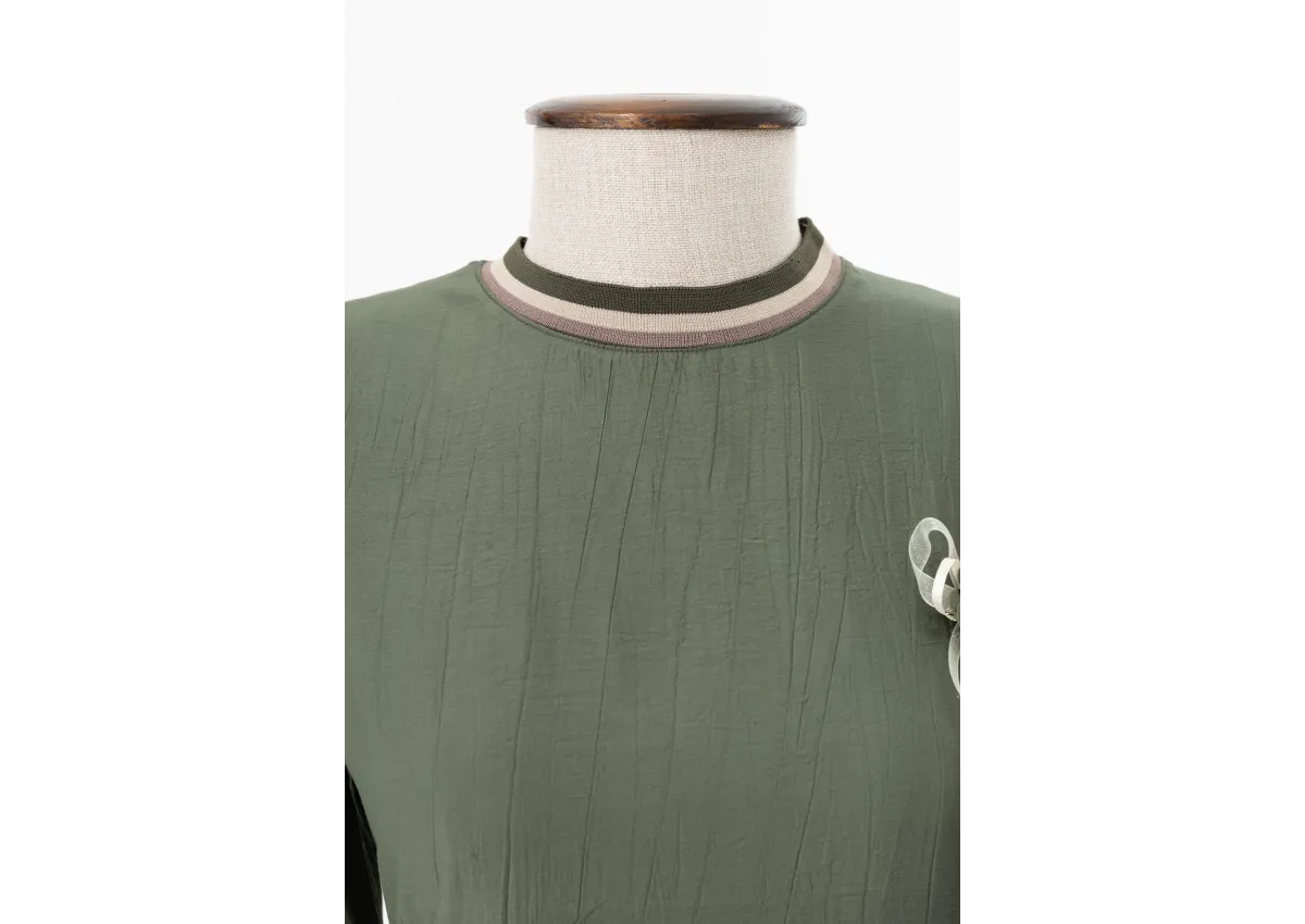 LETAFET 3018 ELBİSE - HAKİ - (Asorti: M-XXL)