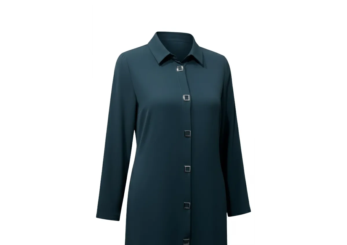 HESNA 5290 TUNİK - ZÜMRÜT - (Asorti: 46-52)