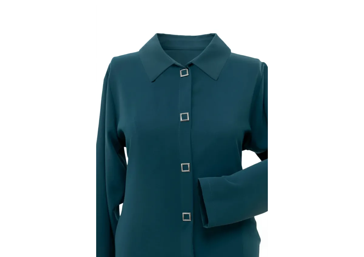 HESNA 5313 TUNİK - ZÜMRÜT - (Asorti: 54-60)