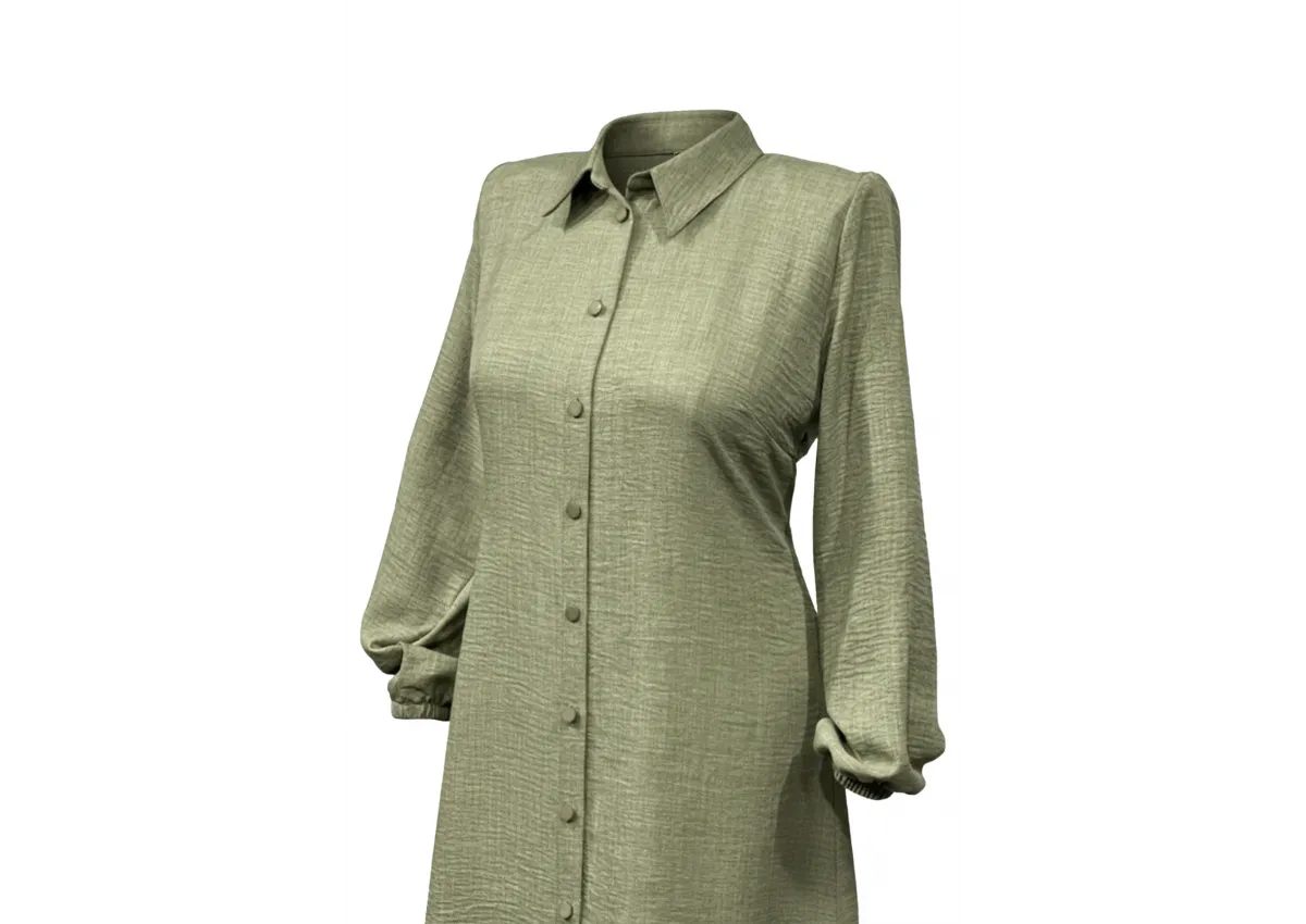 HESNA 5345 TUNİK - HAKİ - (Asorti: 48-56)