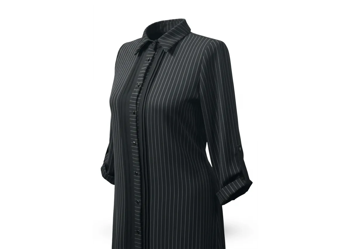 HESNA 5350 TUNİK - SİYAH - (Asorti: 46-52)