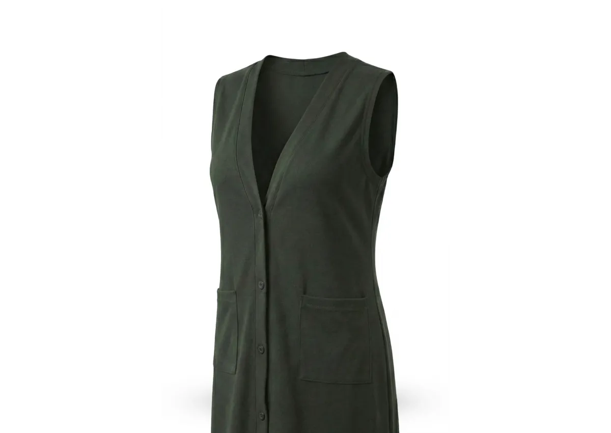 BUĞRA UZUN YELEK - HAKİ - (Asorti: 4-6)