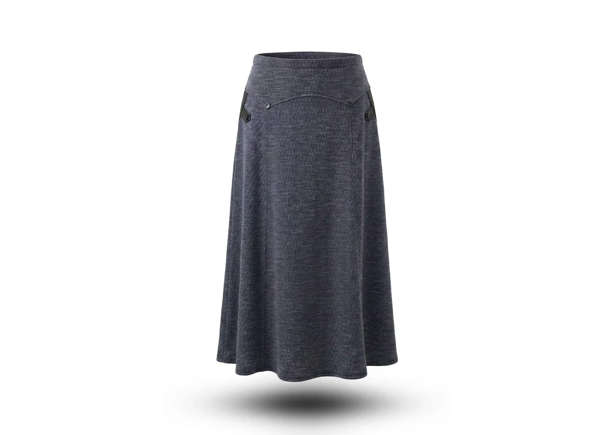 FİLİZ ETEK - LACİVERT - (Asorti: 4-6)