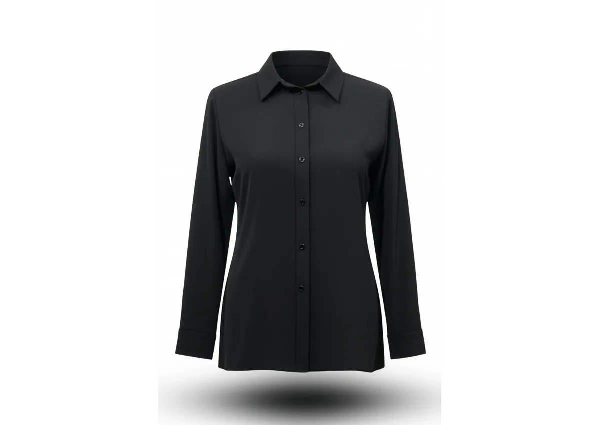 FERİDE GÖMLEK - SİYAH - (Asorti: 46-54)