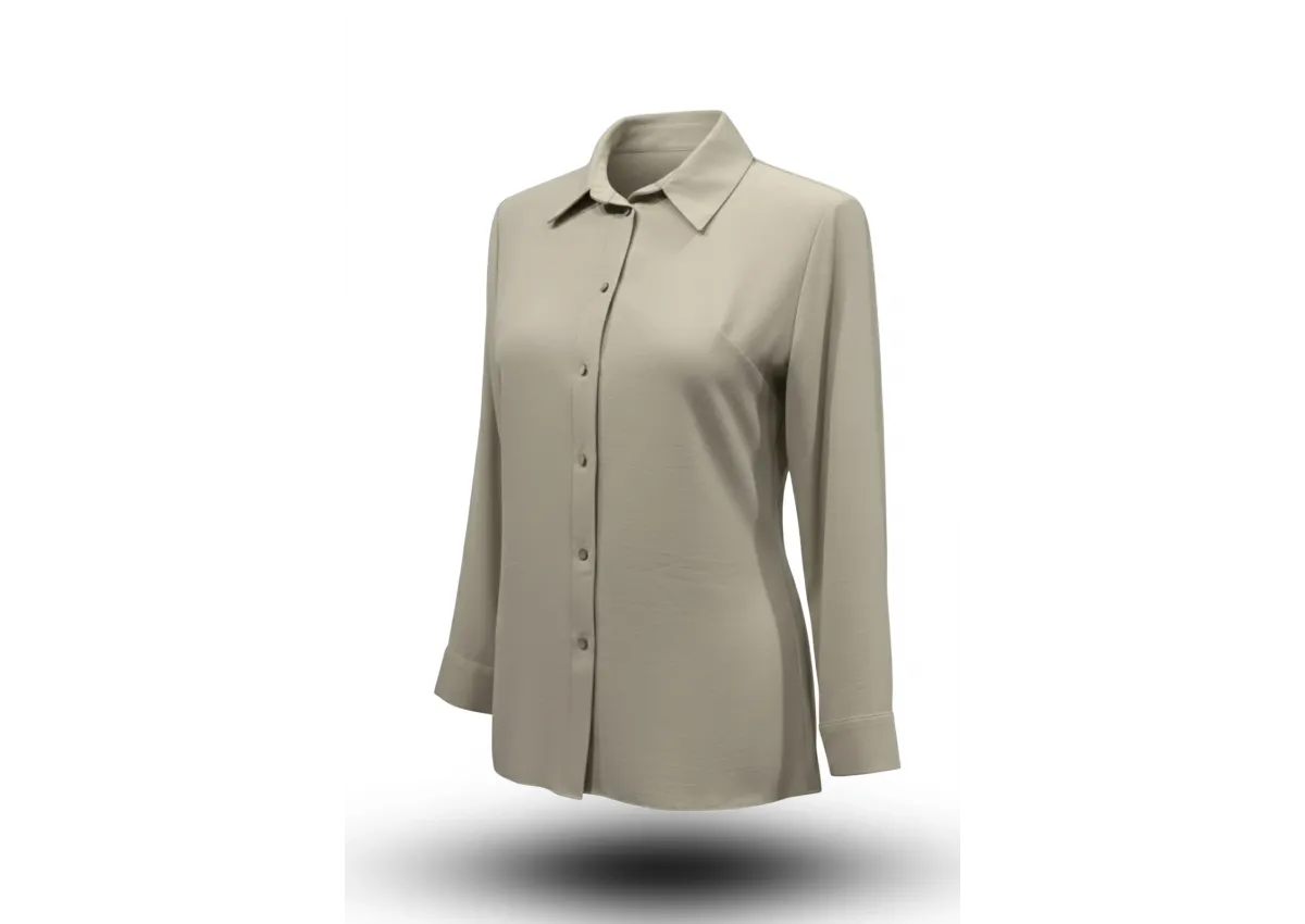 FERİDE GÖMLEK - TAŞ - (Asorti: 46-54)