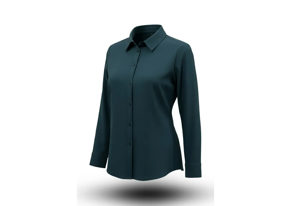 FERİDE GÖMLEK - ZÜMRÜT - (Asorti: 46-54)