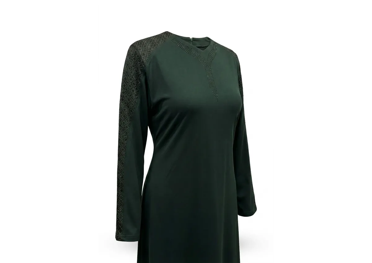 PELİN ELBİSE - HAKİ - (Asorti: 4-6)