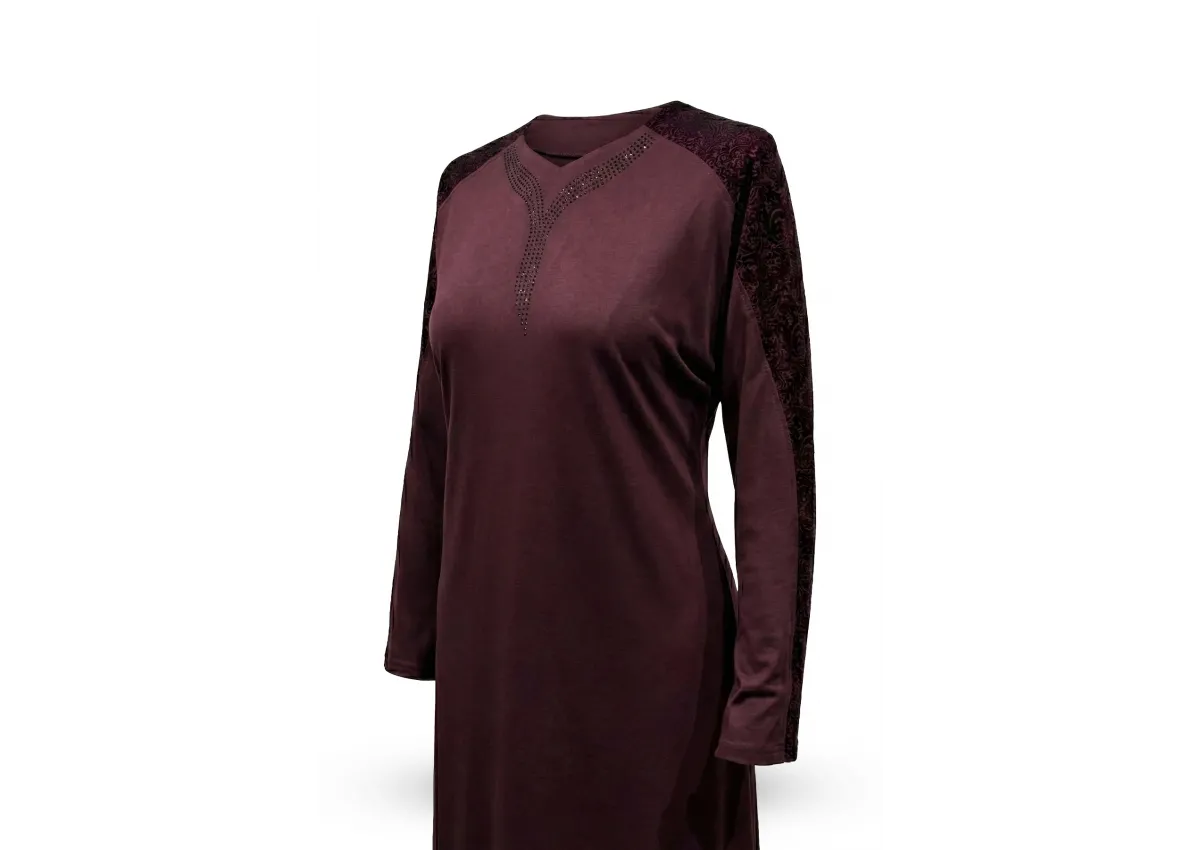 PELİN ELBİSE - AÇIK VİŞNE - (Asorti: 4-6)