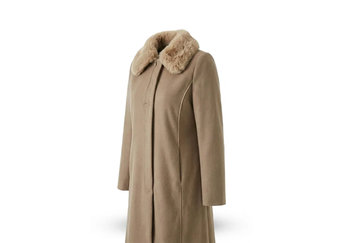 HESNA 2195 PARDESÜ - KOYU CAMEL - (Asorti: 46-52)