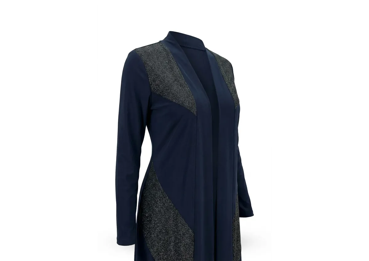 HESNA 4207 CEKET - LACİVERT - (Asorti: 4-7)