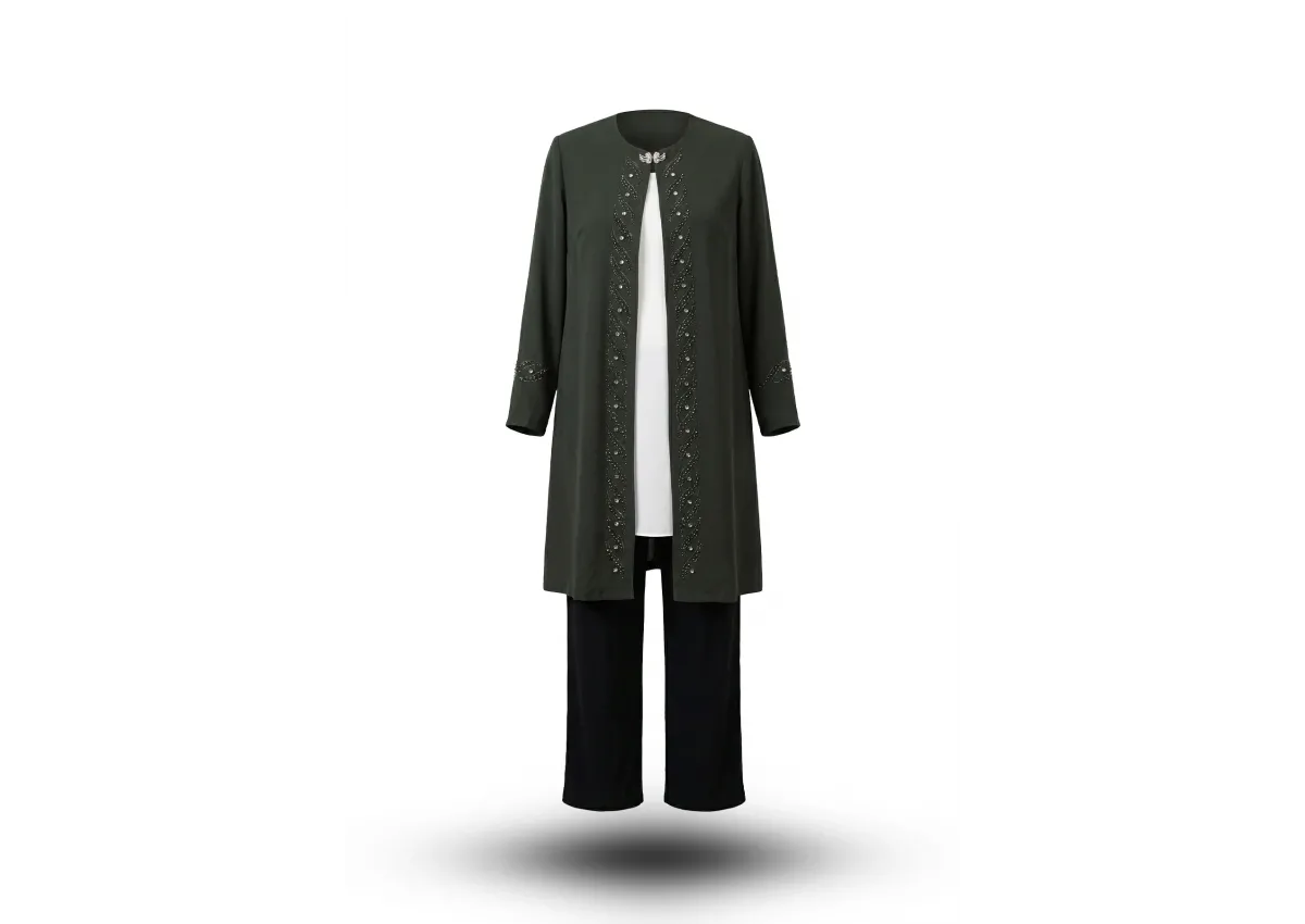 HESNA 3517 TAKIM - HAKİ - (Asorti: 46-52)