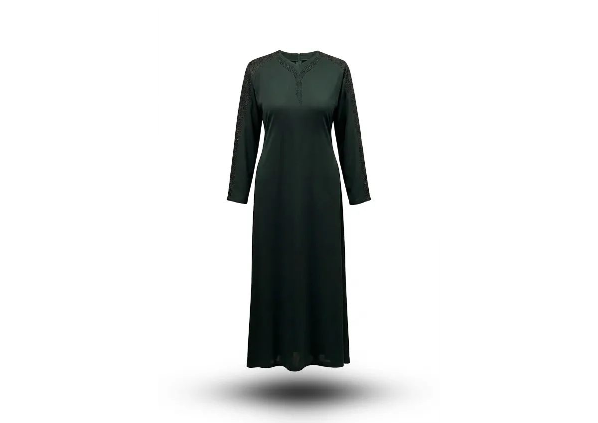 HESNA 8026 (BTT) ELBİSE - HAKİ - (Asorti: 7-9)