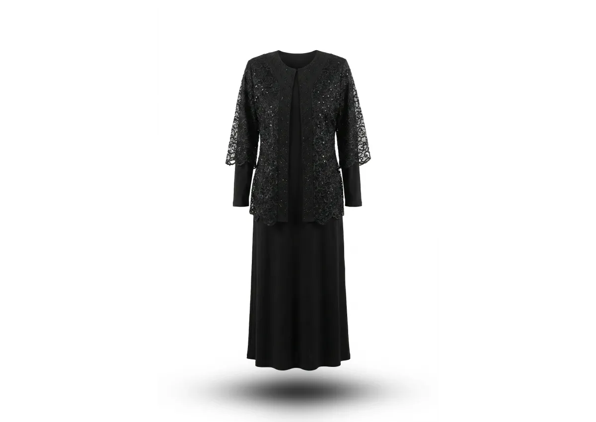 HESNA 1253 TAKIM - SİYAH - (Asorti: 4-6)