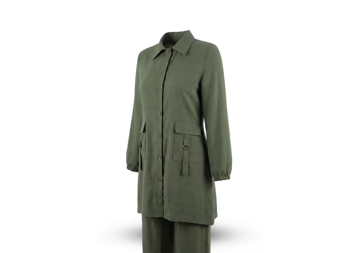 HESNA 4614 TAKIM - HAKİ - (Asorti: 46-52)