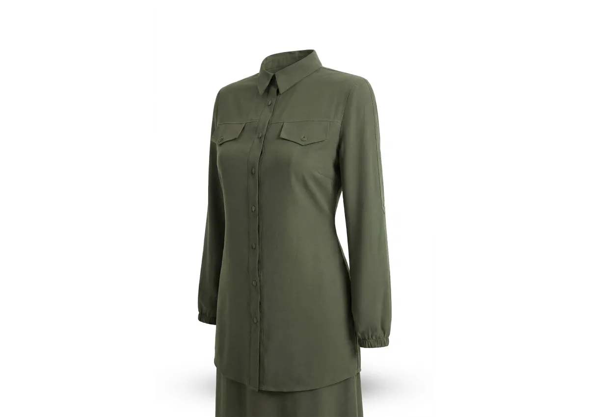 HESNA 7753 TAKIM - HAKİ - (Asorti: 46-52)