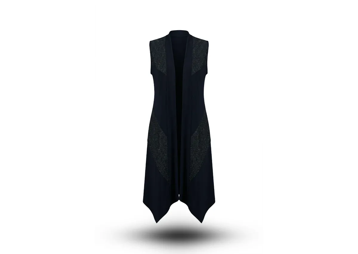 SEVDA YELEK - LACİVERT - (Asorti: 4-7)