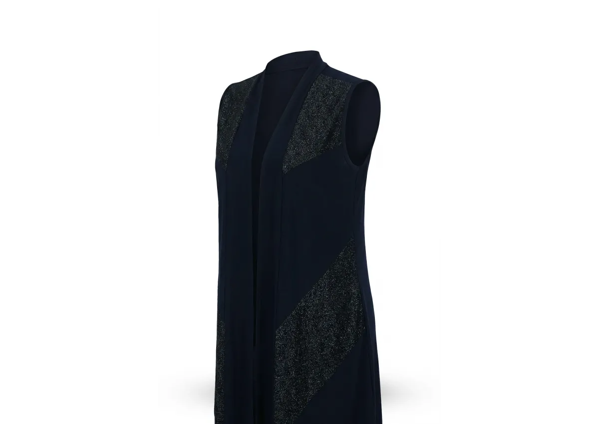 SEVDA YELEK - LACİVERT - (Asorti: 4-7)