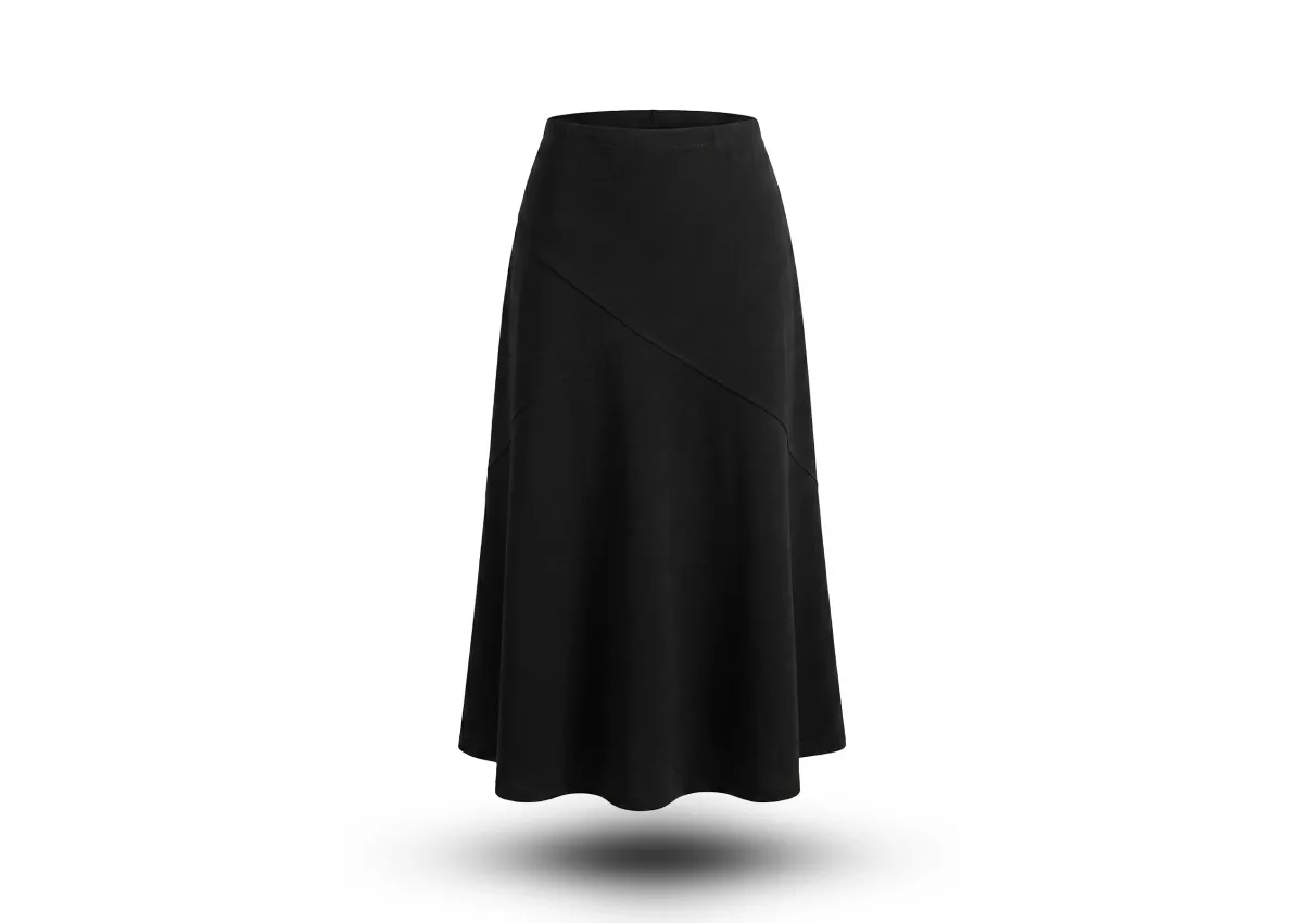 HESNA FİRDEVS ETEK - SİYAH - (Asorti: 3-5)