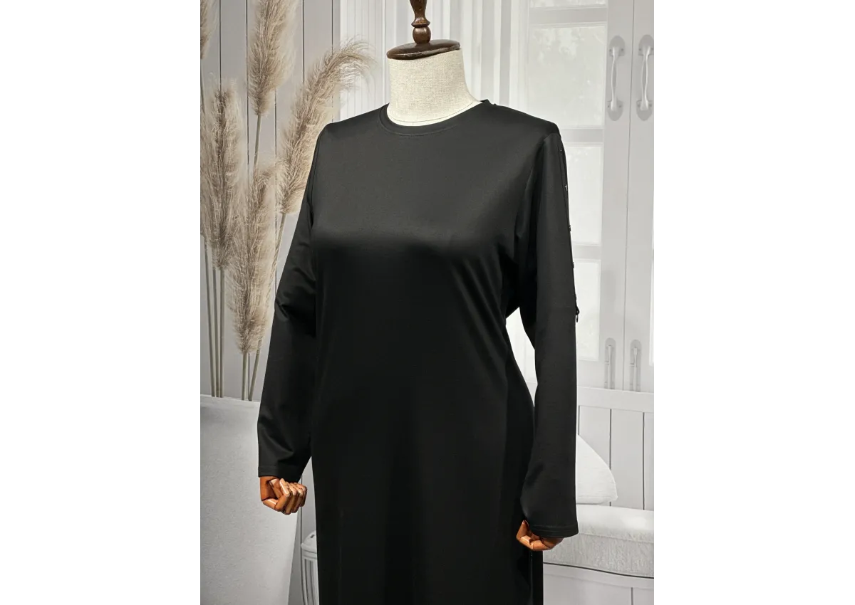 FEYZA ELBİSE - SİYAH - (Asorti: 3-6)