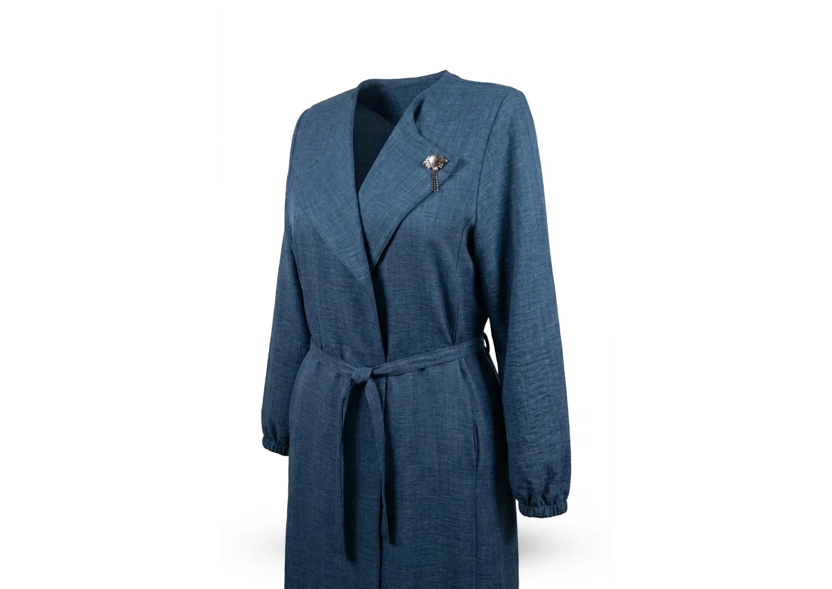 HESNA 9590 CEKET - İNDİGO - (Asorti: 2-5)